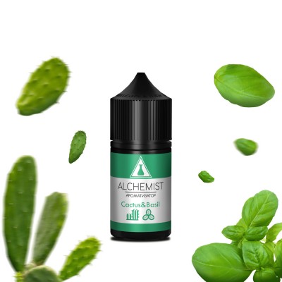 Компоненти Alchemist salt - Cactus & Basil (30ml / 50mg): Ціна, Характеристики, Фото