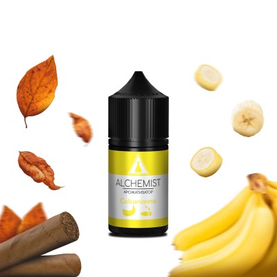 Компоненти Alchemist salt - Cubananna (30ml / 50mg): Ціна, Характеристики, Фото