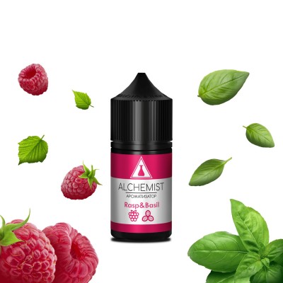 Компоненти Alchemist salt - Rasp&Basil (30ml / 50mg): Ціна, Характеристики, Фото