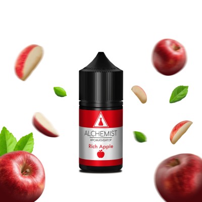 Компоненти Alchemist salt - Rich Apple (30ml / 50mg): Ціна, Характеристики, Фото