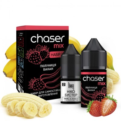 Компоненты Chaser MIX - Strawberry Banana (30ml / 50mg):