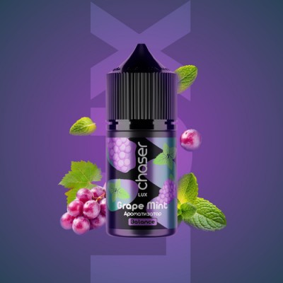 Компоненти Chaser LUX Balance - Grape Mint (30ml / 50mg): Ціна, Характеристики, Фото