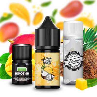 Компоненти Hype KIT Salt - Mango Coconut (30ml / 50mg)