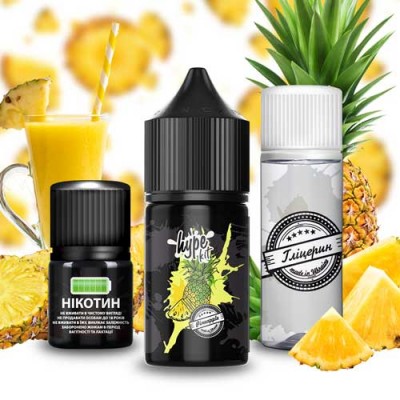 Компоненти Hype Salt - Pineapple (30ml / 50mg)