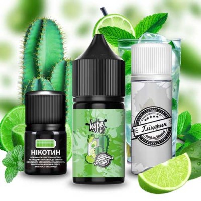 Компоненти Hype KIT Salt - Cactus Lime (30ml / 50mg)