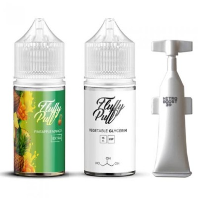 Компоненты Fluffy puff extra salt - Pineapple Mango (30ml / 50mg): Цена, Характеристики, Фото