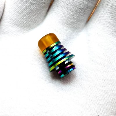 Дріп тіп DRIP TIP 510 MTL BSKR 20mm - Rainbow: Ціна, Характеристики, Фото