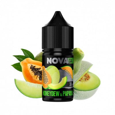 Компоненти Nova salt - Honeydew Papaya (30ml / 50mg): Ціна, Характеристики, Фото