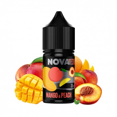 Компоненти Nova salt - Mango Peach (30ml / 50mg): Ціна, Характеристики, Фото