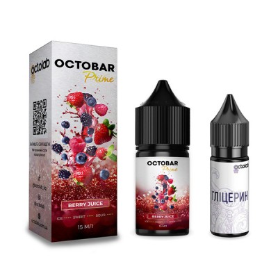 Компоненти Octobar Prime - Berry Juice (30ml / 50mg)