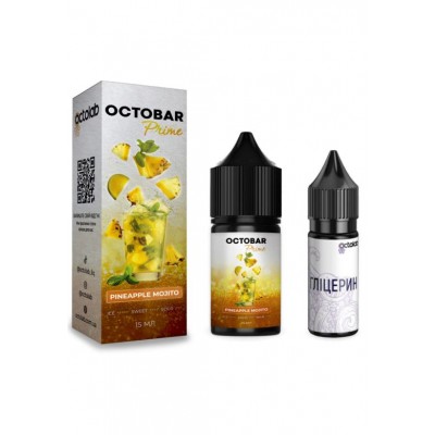 Компоненти Octobar Prime - Lemon Tea (30ml / 50mg)