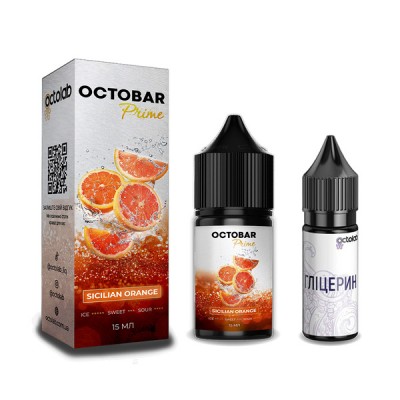 Компоненти Octobar Prime - Sicilian Orange (30ml / 50mg)