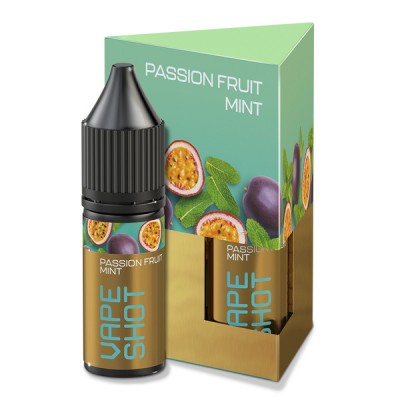 Компоненти Vape Shot - Passion fruit mint (15ml / 50mg):